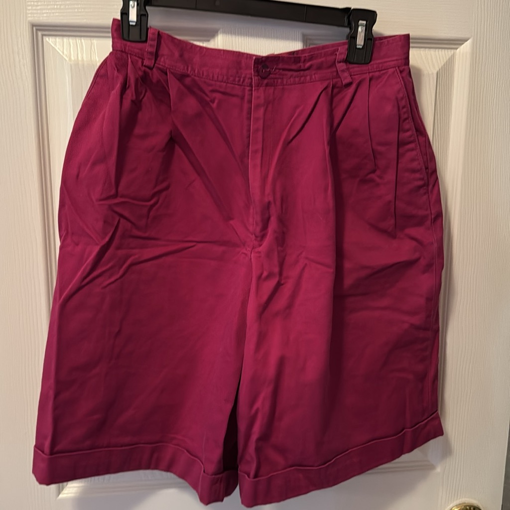 Vintage Hunt Club Bermuda Shorts Womens 12 Purple